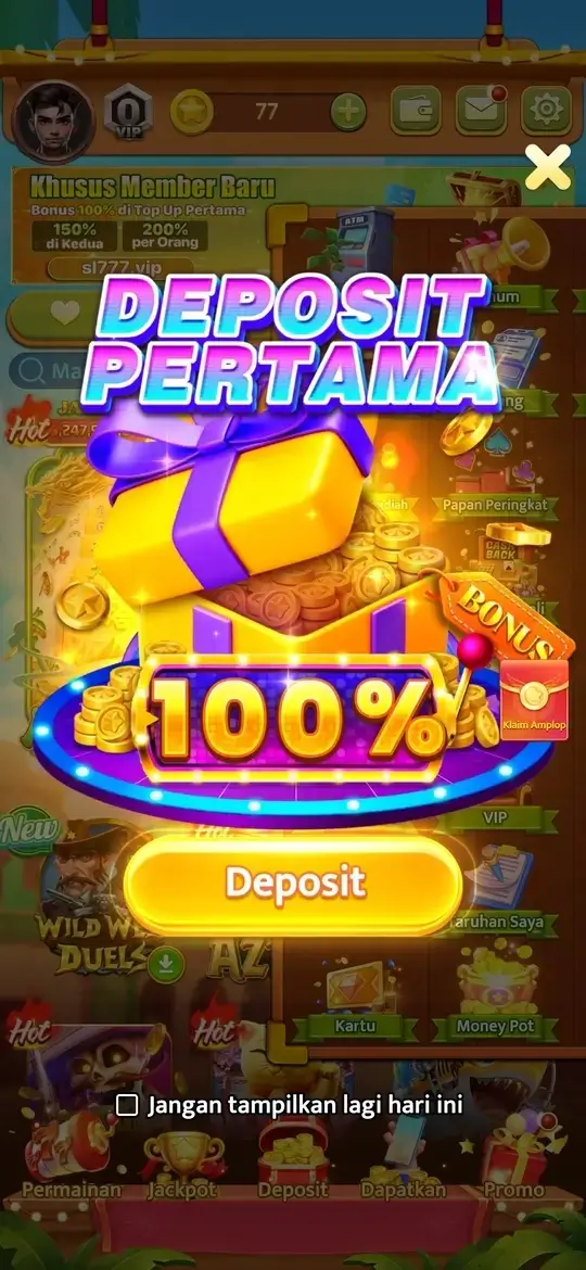 SL777 APK Bonus Deposit 100%